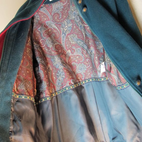 VINTAGE Mackintosh Authentic RED & Green Wool 12 - Picture 10 of 12